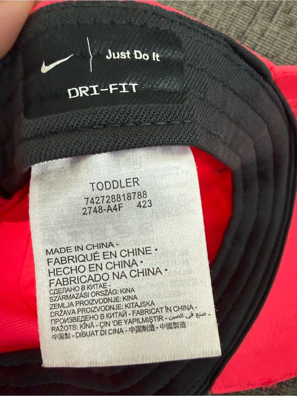 Nike Dri-FIT Toddler Cap - Pink